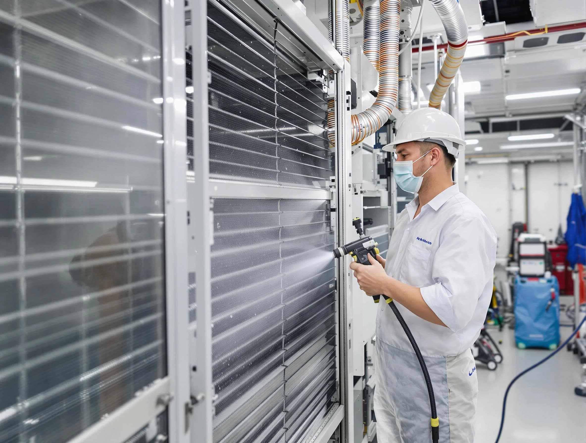 Professional AC coil cleaning by Quincy Air Duct Cleaning in Quincy