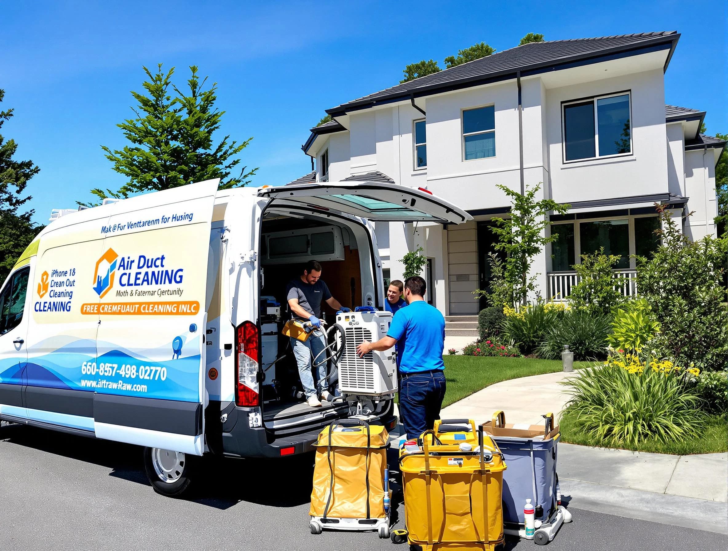 Quincy Air Duct Cleaning technician performing professional air duct cleaning in Quincy