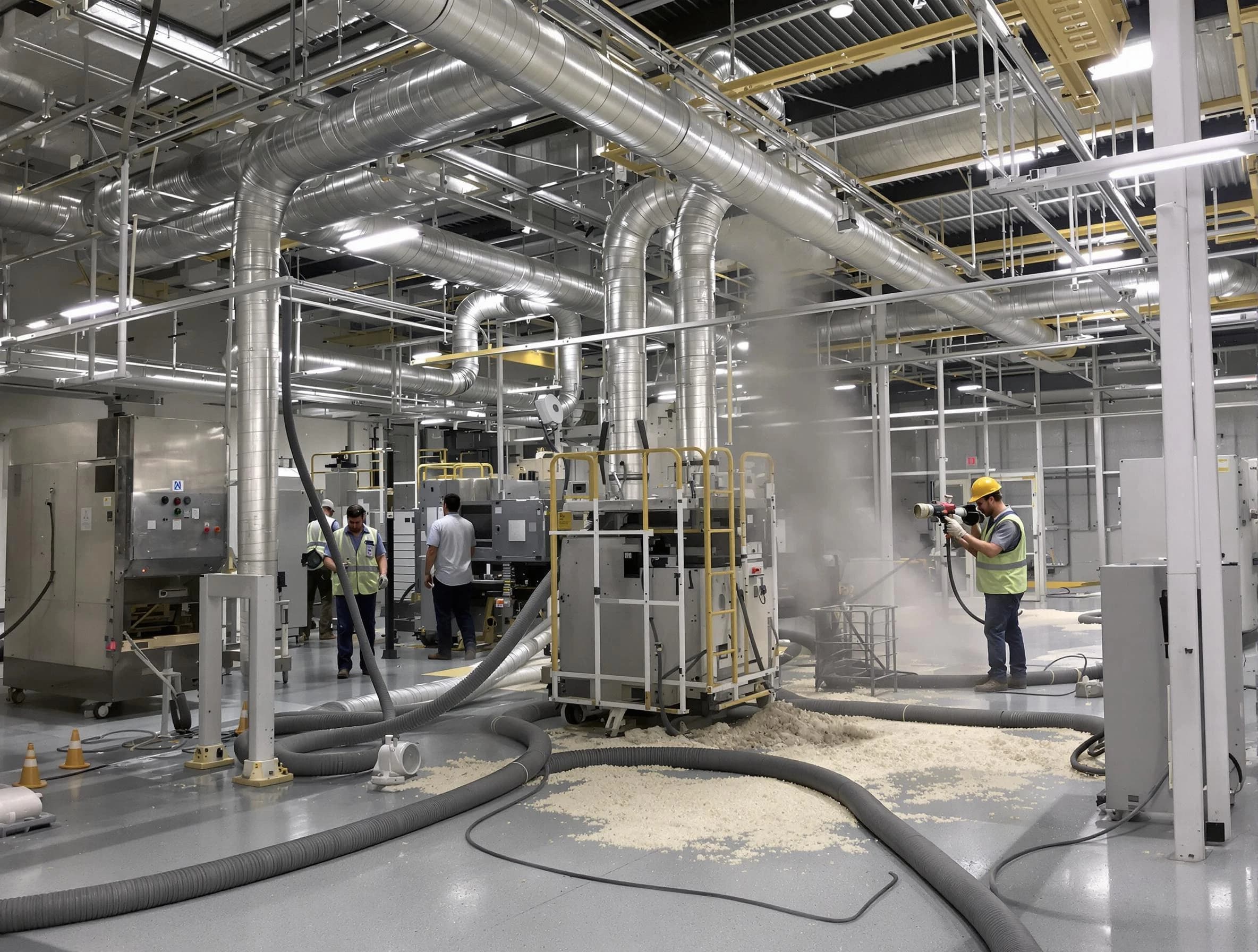 Heavy-duty industrial duct cleaning by Quincy Air Duct Cleaning in Quincy