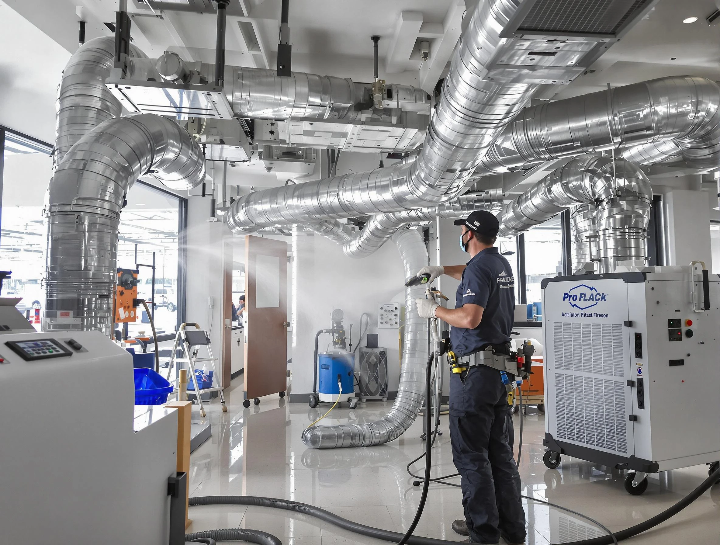 Negative Pressure Air Duct Cleaning in Quincy