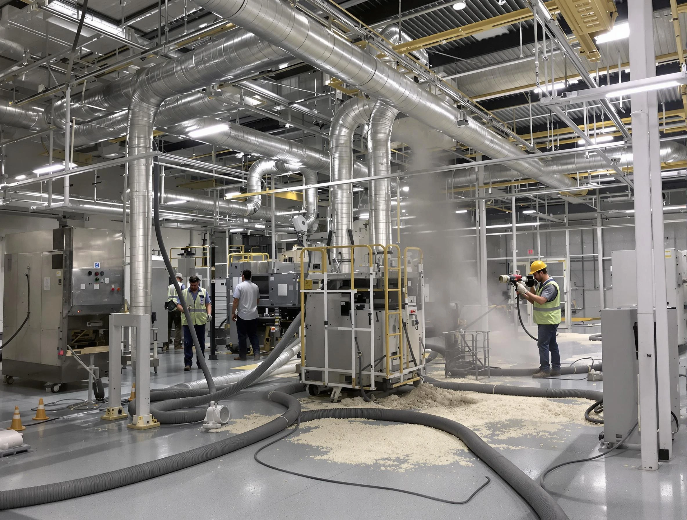 Heavy-duty industrial duct cleaning by Quincy Air Duct Cleaning in Quincy